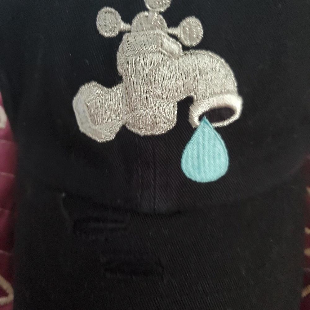 A Destroyed Denim Dad Hat